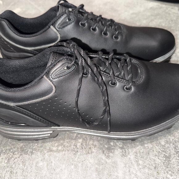 Callaway Newport Leather Golf Shoe Men’s Black Size 12 - Picture 2 of 8